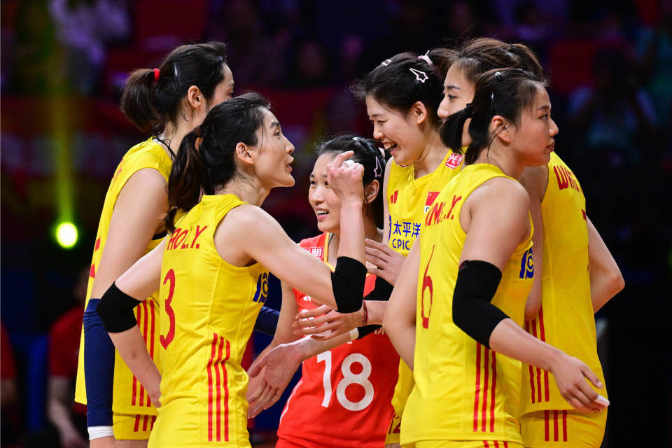 中国女排球队员图片