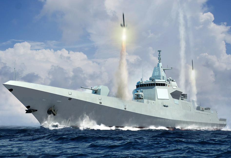 8艘055型舰有外观差异明明是同一批次为何临时修改原始设计