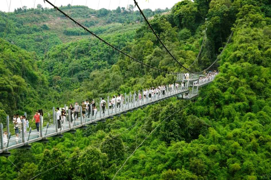 平乐古镇玻璃栈道门票图片