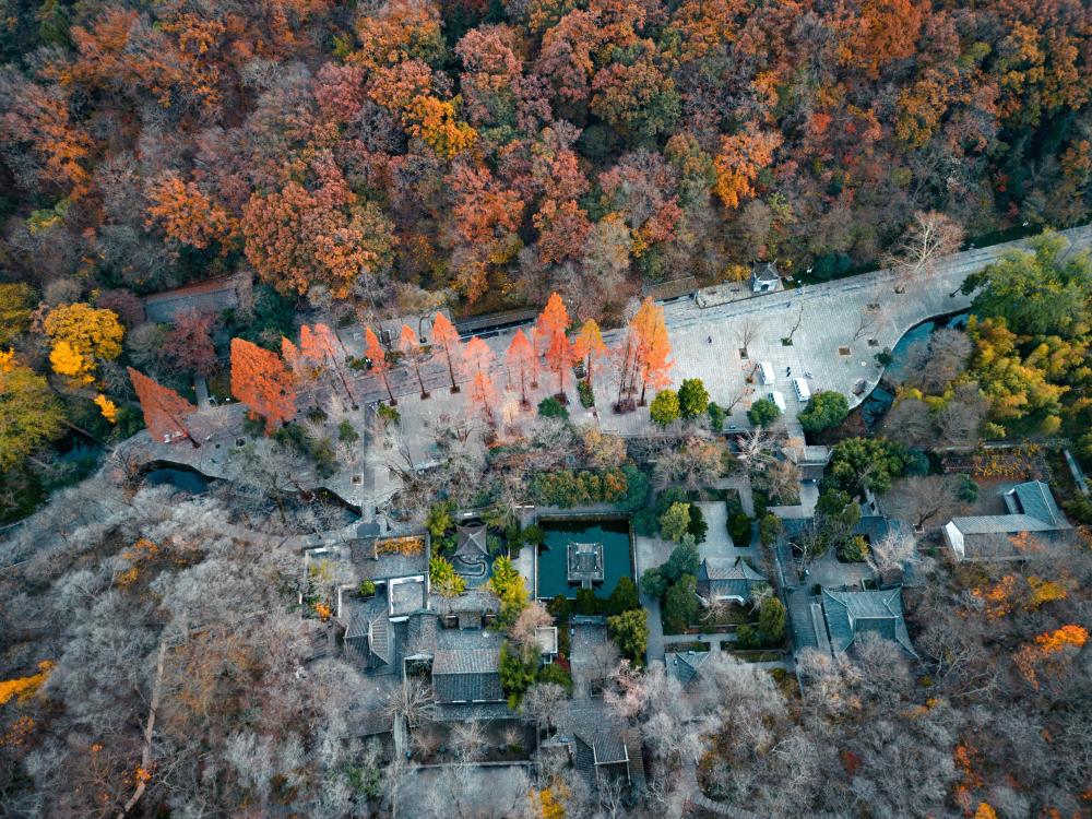 林壑尤美,蔚然而深秀:深秋,航拍视角致敬欧阳修在乎的琅琊山水_腾讯