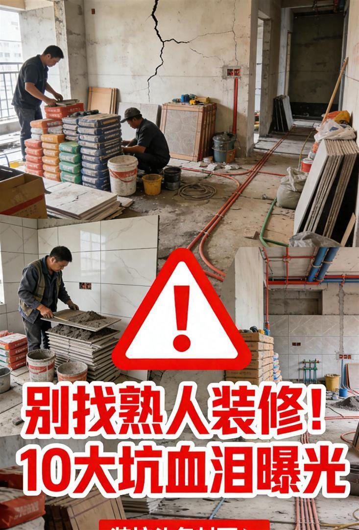 别再找熟人装修了！10大坑全是血泪教训，3招避坑直接省几万！_腾讯新闻