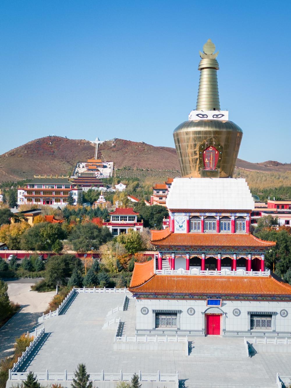 兴安盟陶赖图葛根庙:内蒙东部格鲁派大寺,登山望秋视野绝佳_腾讯新闻