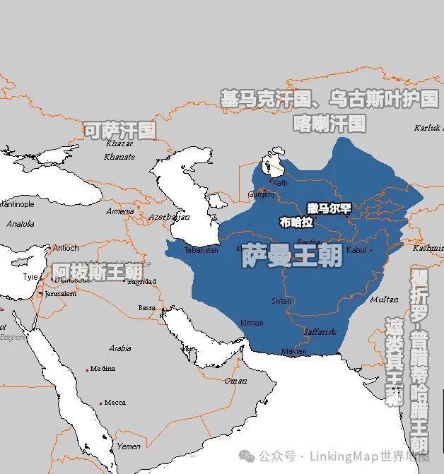 公元9世纪中期,来自锡斯坦的波斯军阀建立萨法尔王朝(saffarid),其