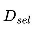 D_{sel}