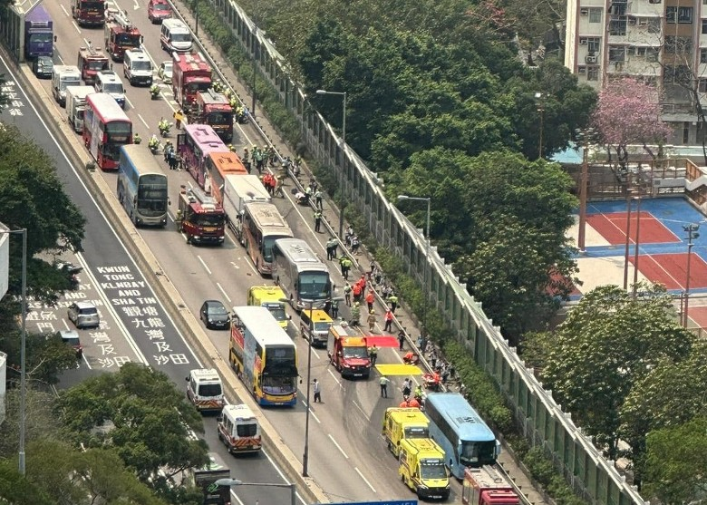 港媒：香港将军澳隧道观塘入口5车相撞，至少75人受伤考虑英语2023已更新(知乎/网易)考虑英语