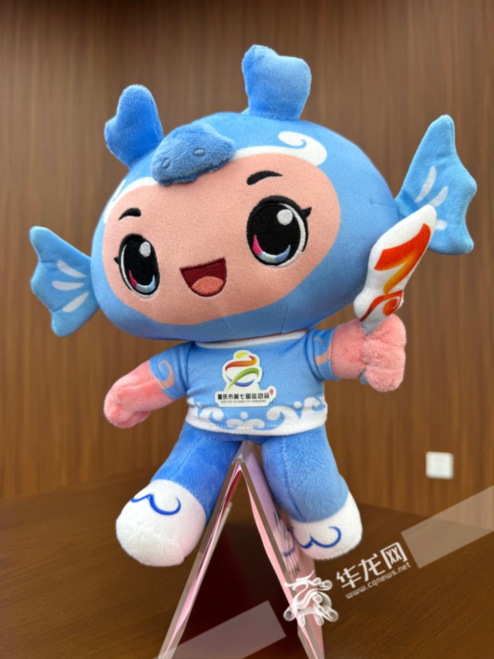 大眼萌娃名叫汇汇 重庆市第七届运动会公布会徽,吉祥物
