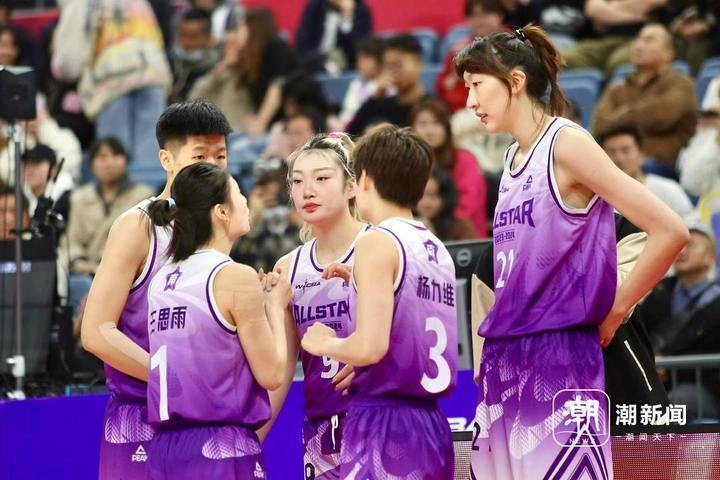 韩旭上演扣篮三分球神仙打架wcba全明星就是这么会玩