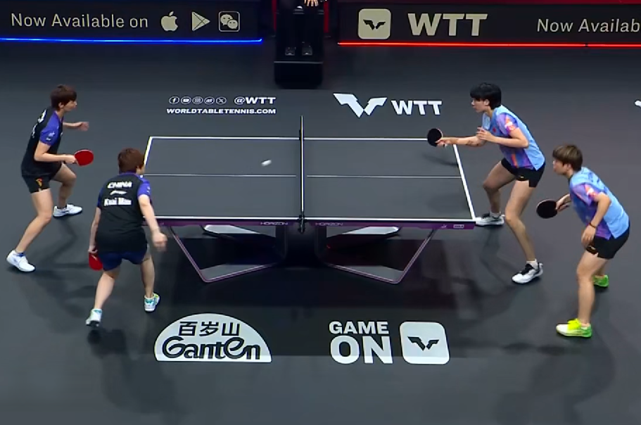 WTT美国大满贯：王曼昱/蒯曼3-0王艺迪/陈熠 将与张本/早田争冠_腾讯新闻
