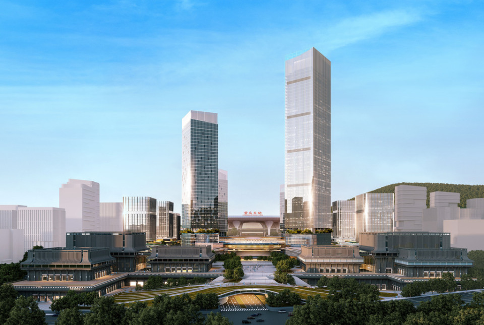 重庆东站枢纽新城核心区加快建设 今后30分钟内可通达江北国际机场_腾讯新闻
