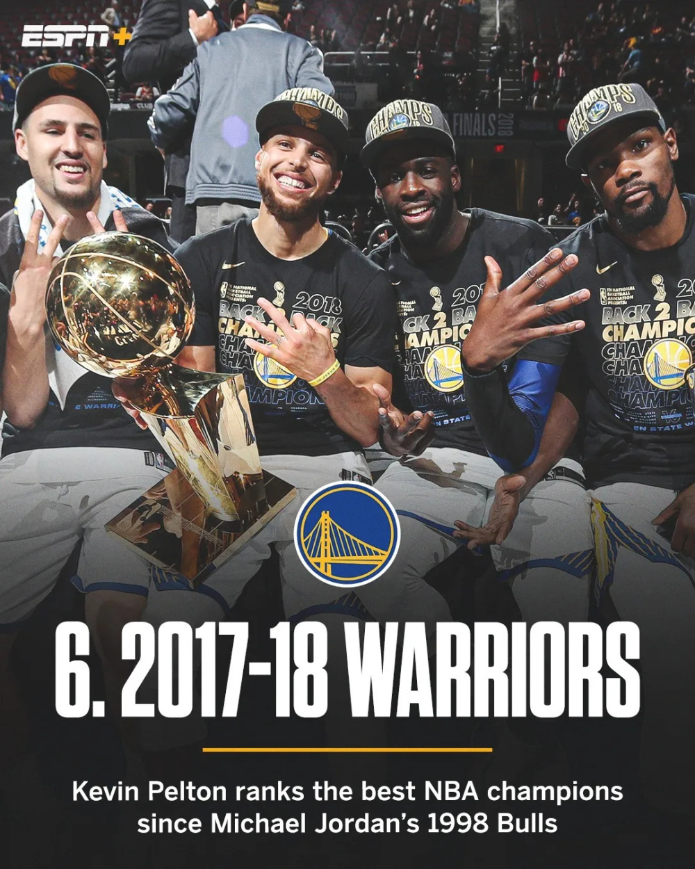 espn列出过去25年,最强的nba总冠军球队,哪些被高估了