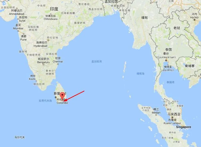 同一天同一个港口,中印军舰先后脚抵达斯里兰卡访问