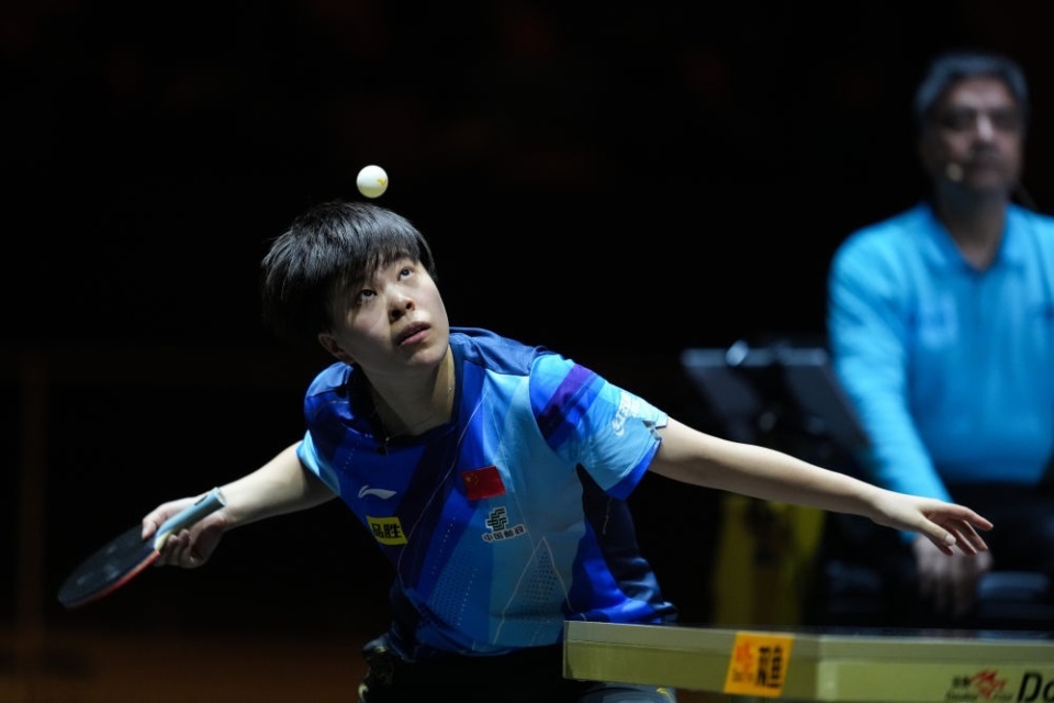 乒乓球wtt女子总决赛:王艺迪,王曼昱,张瑞晋级