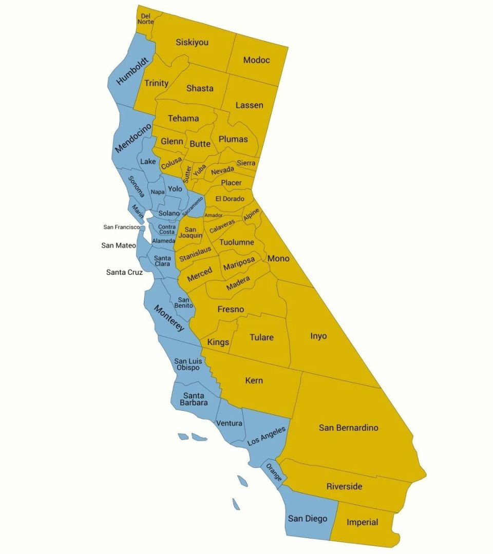 加州一分为二？共和党议员怒了：内陆地区要独立成州-腾讯新闻