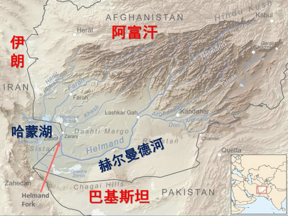 民生至关重要的战略资源——两国之间唯一的国际河流——赫尔曼德河