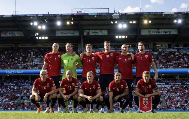 挪威国家队的身价高达4.