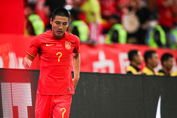 武磊为国家队累计攻入30球与柳海光并列球队射手榜首位