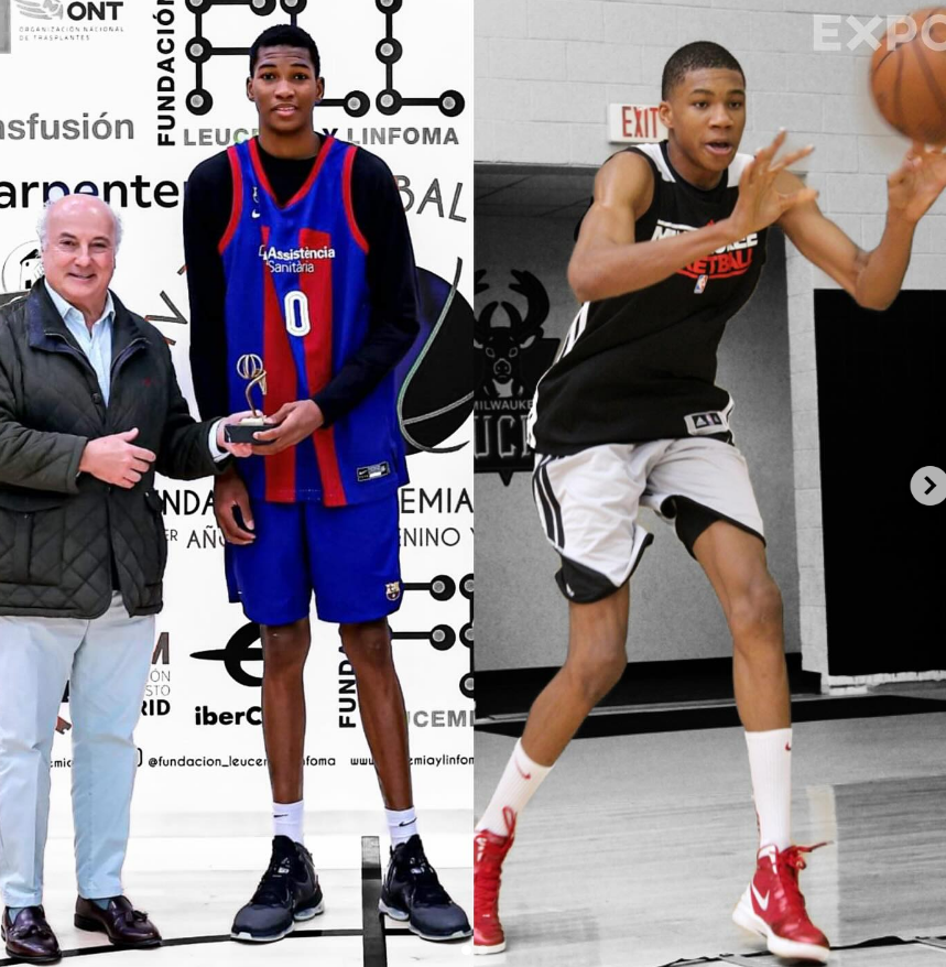 字母哥 文班结合体?12岁2米08天才横空出世:13分钟轰21 6太猛