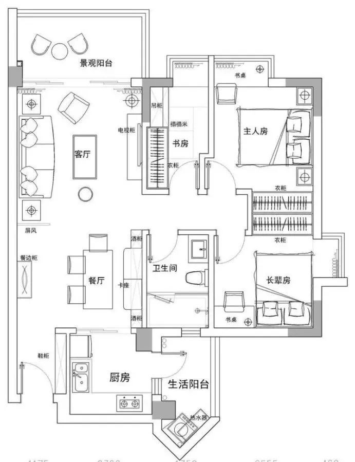 小户型平面布局设计图图片