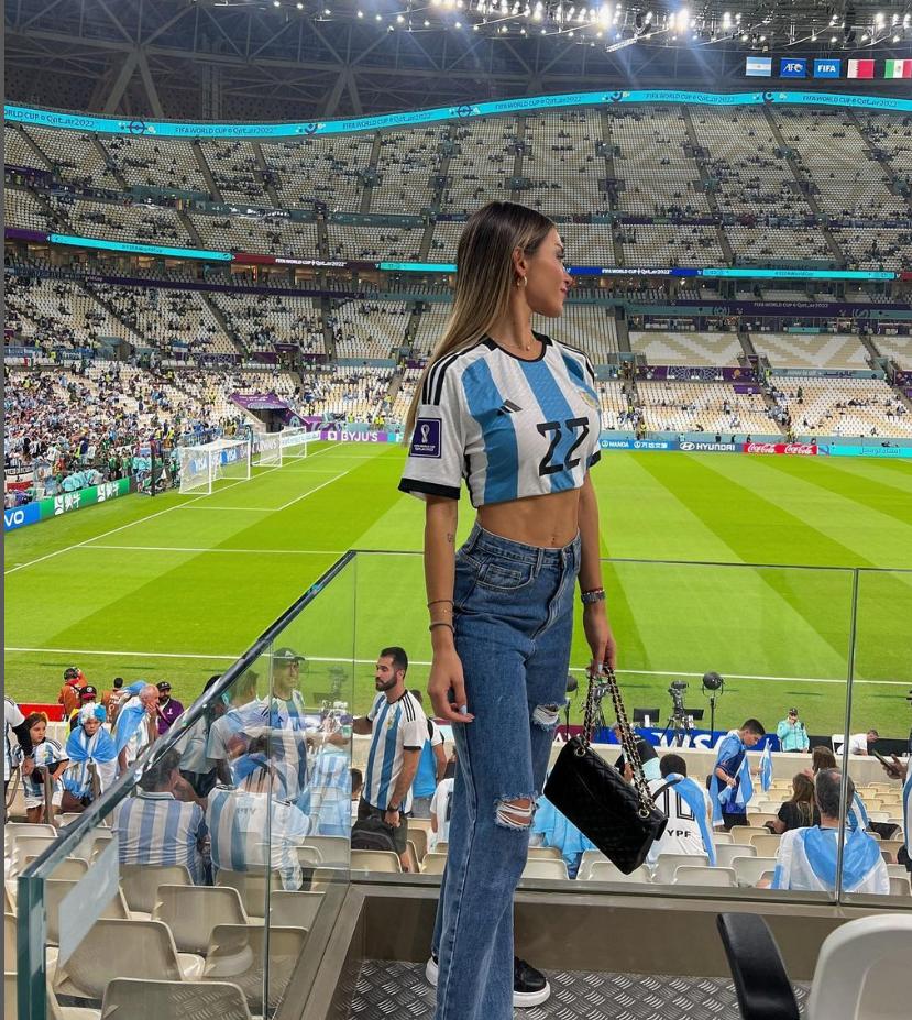 阿根廷太太团中神颜 身材超顶!看完劳塔罗女友才知道为何不进球