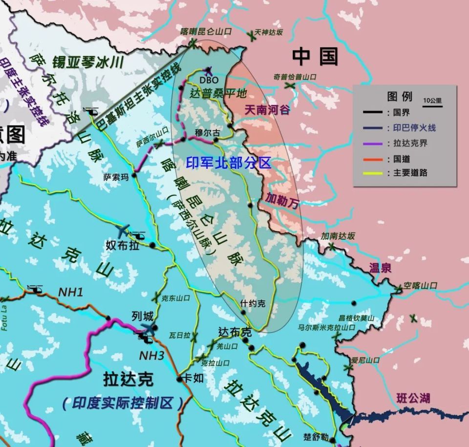 印升级中印边境战略要道 重战车可直抵实控线