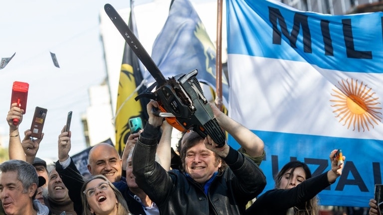 Javier Milei Chainsaw