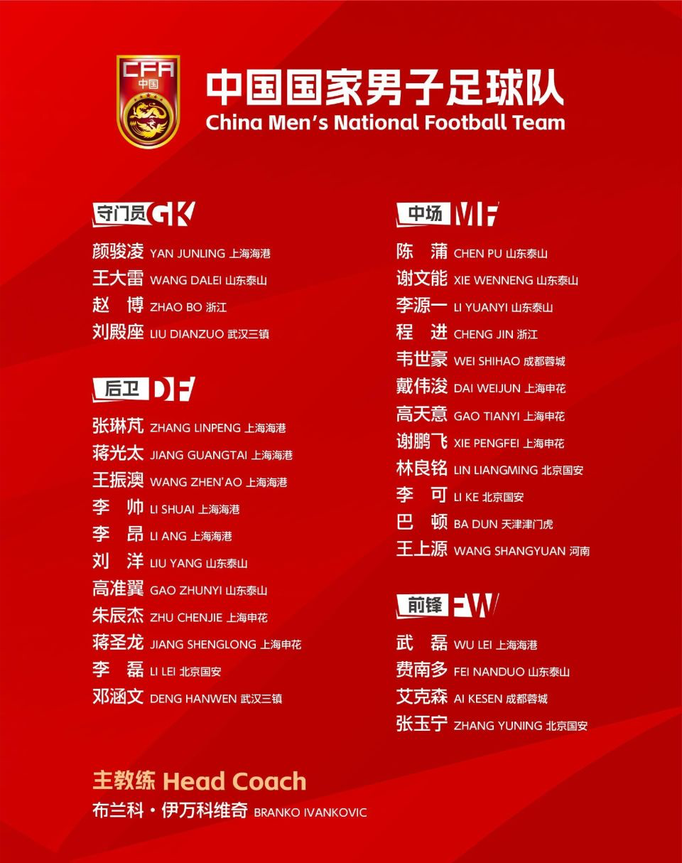 国足名单引热议4归化很务实海港7人太多队长吴曦或就此退出