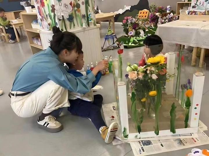 向美而行·让每个区域都发光,行知新城幼儿园把美育藏在游戏里