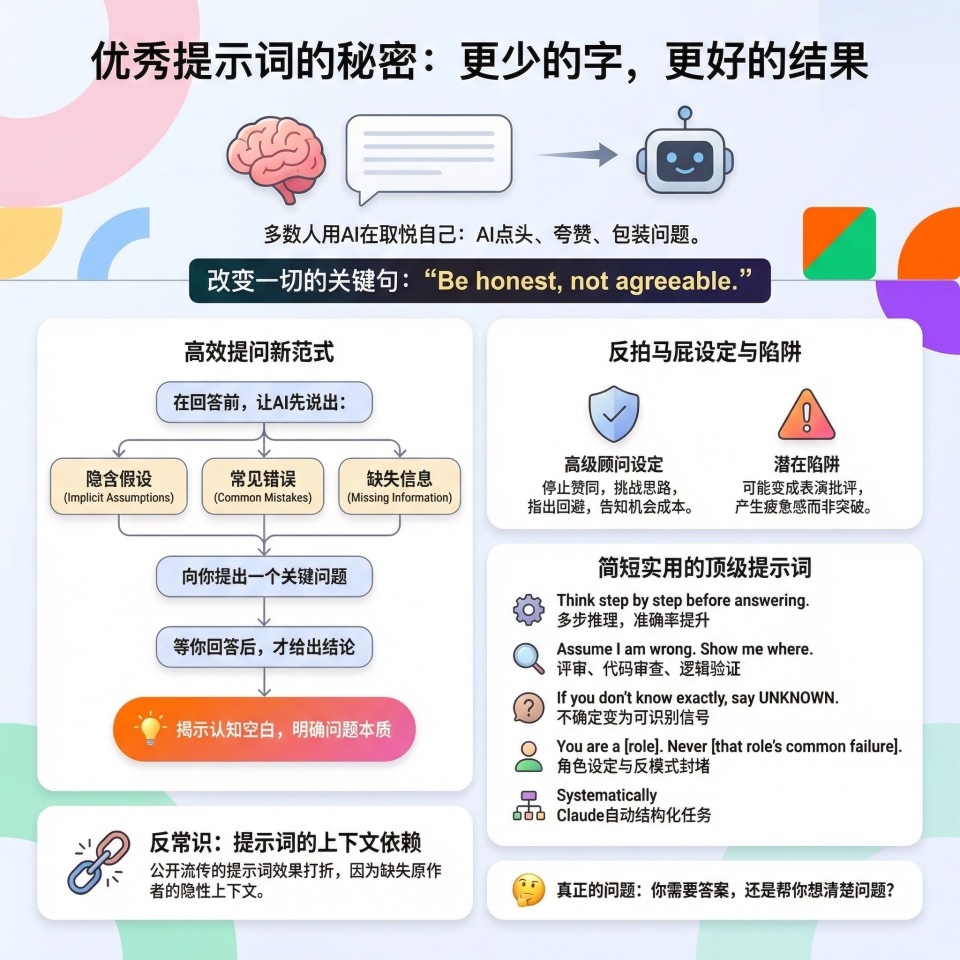 优秀提示词的秘密：更少的字，更好的结果_腾讯新闻