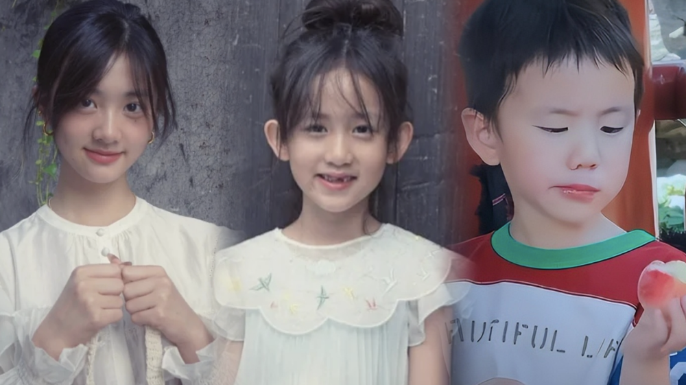 黄磊3个儿女过圣诞多多带弟弟妹妹跳舞好欢乐分享弟弟正面照