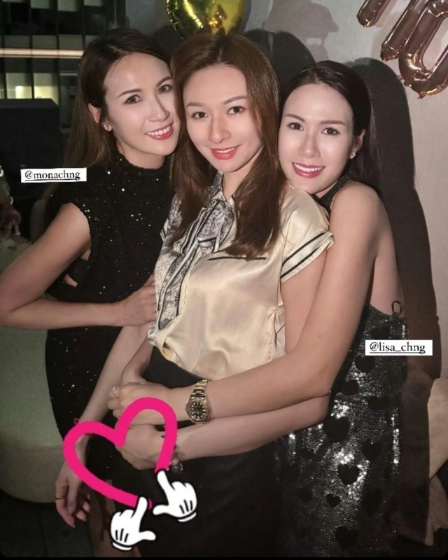林钰洧获TVB高层庆生，大30岁富豪男友缺席，林俊贤反对爱女恋情_腾讯新闻