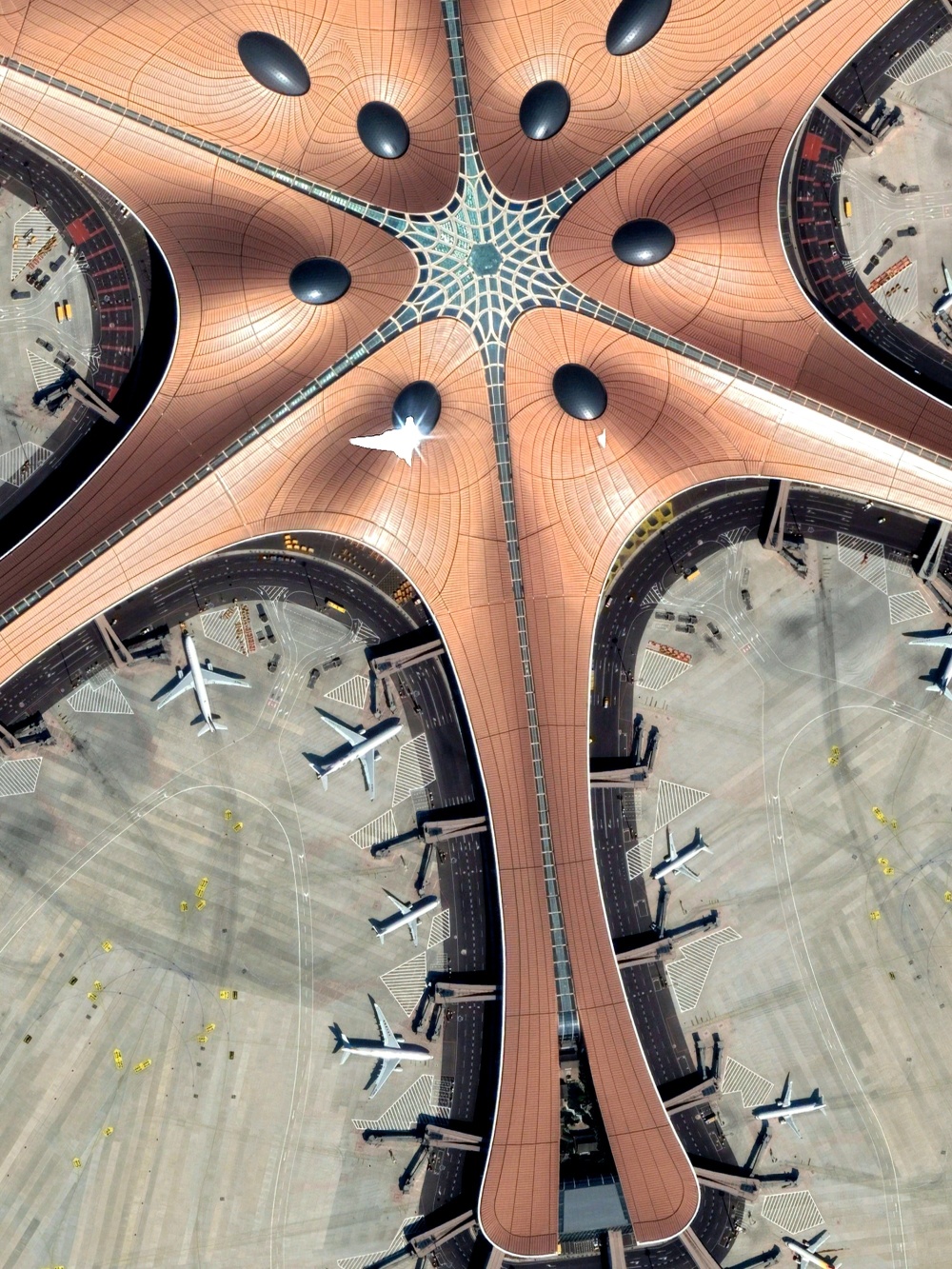 北京大兴国际机场卫星图