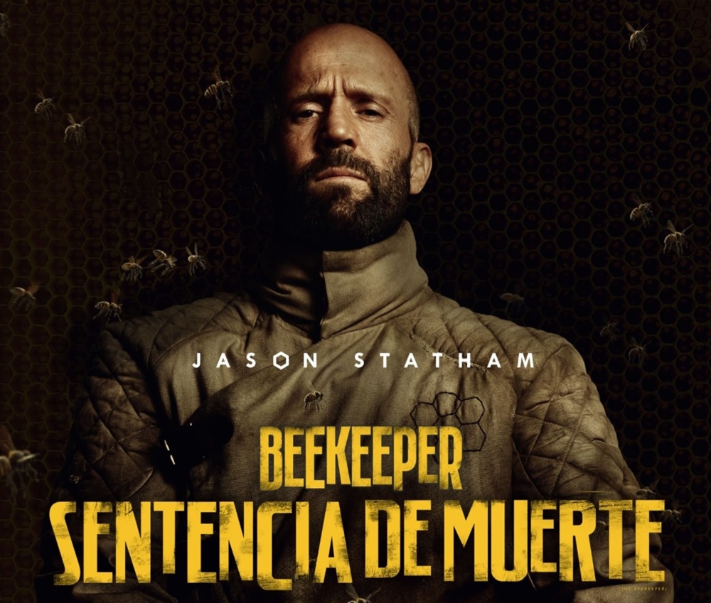 上映第三周,杰森·斯坦森新片《养蜂人》首次登上北美票房榜首位