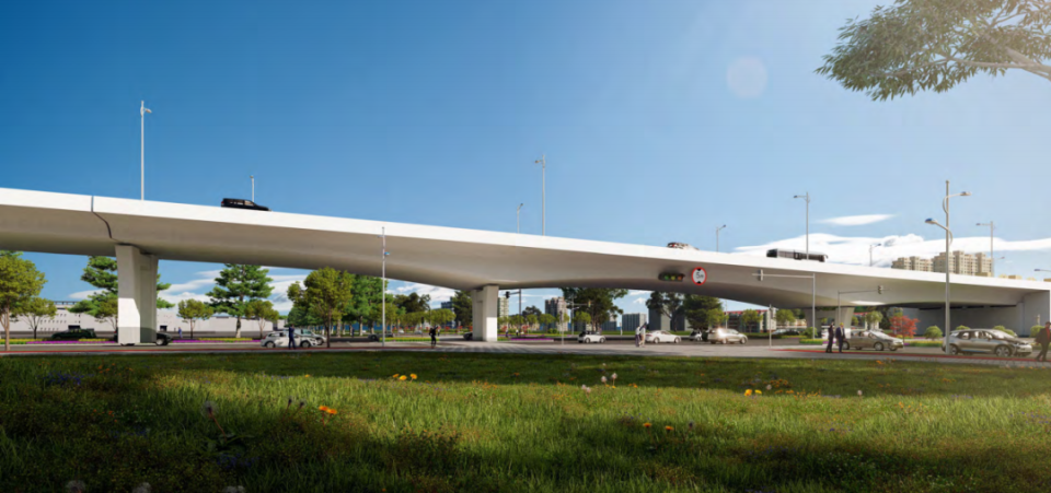 位于翔安区,起于海翔大道,终于内垵大道,路线全长1755米,新建高架桥全