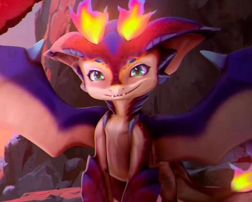 新英雄小火龙技能公布,r技能呼叫妈妈,大龙从天而降