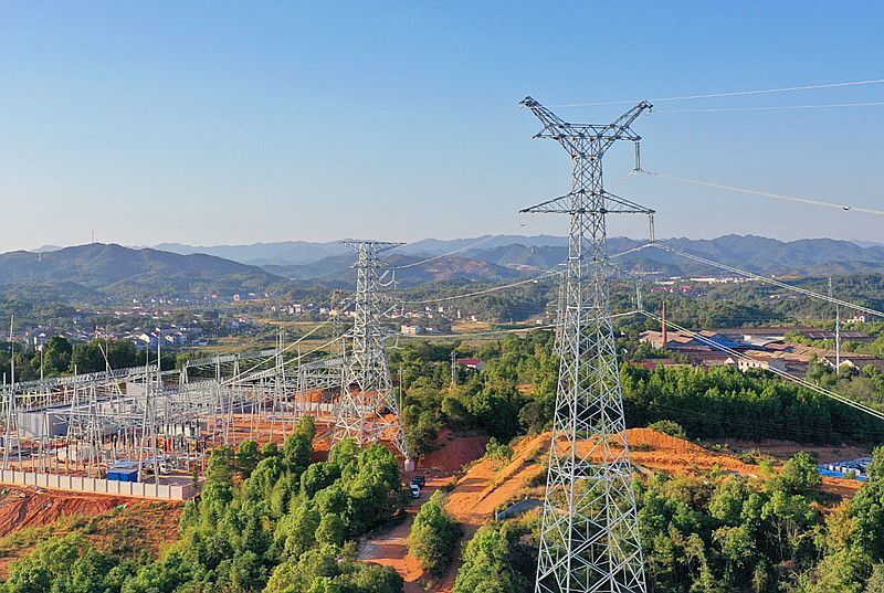 湖南迎峰度冬重点工程荆潭输电线路顺利投运!_腾讯新闻