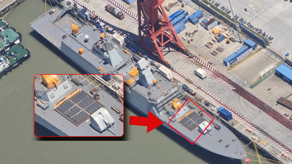 054B升级到48个垂发单元，够用吗？为何不用055上的850mm冷热兼容垂发？_腾讯新闻