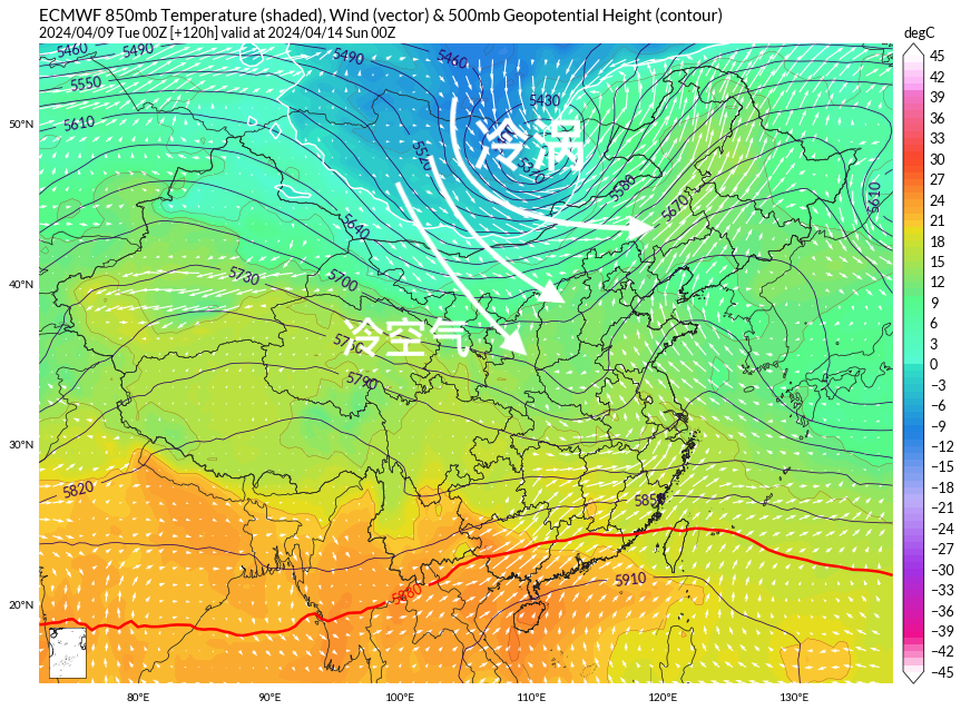西伯利亚冷气出击,北方首次冷涡雷雨马上来!分析:干热也要来_腾讯新闻