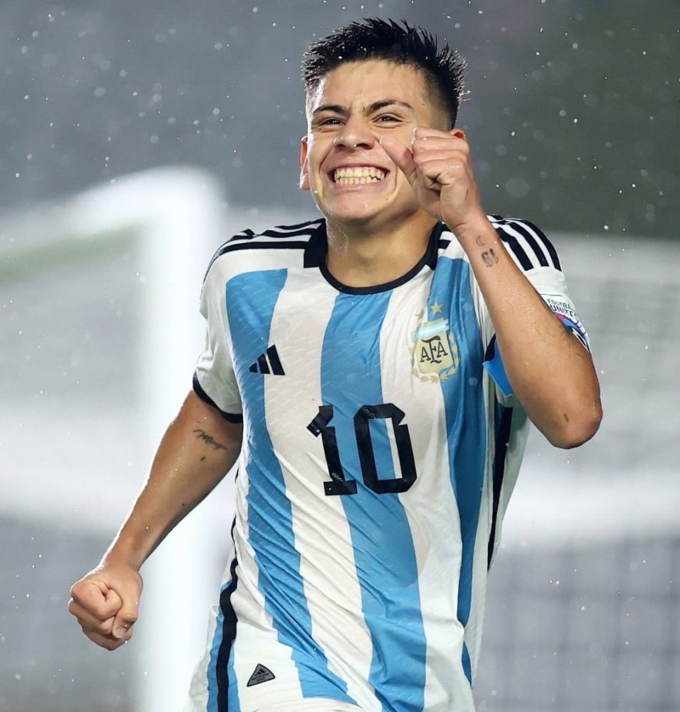 阿根廷30巴西进世少赛4强10号新梅西神了一条龙破僵戴帽