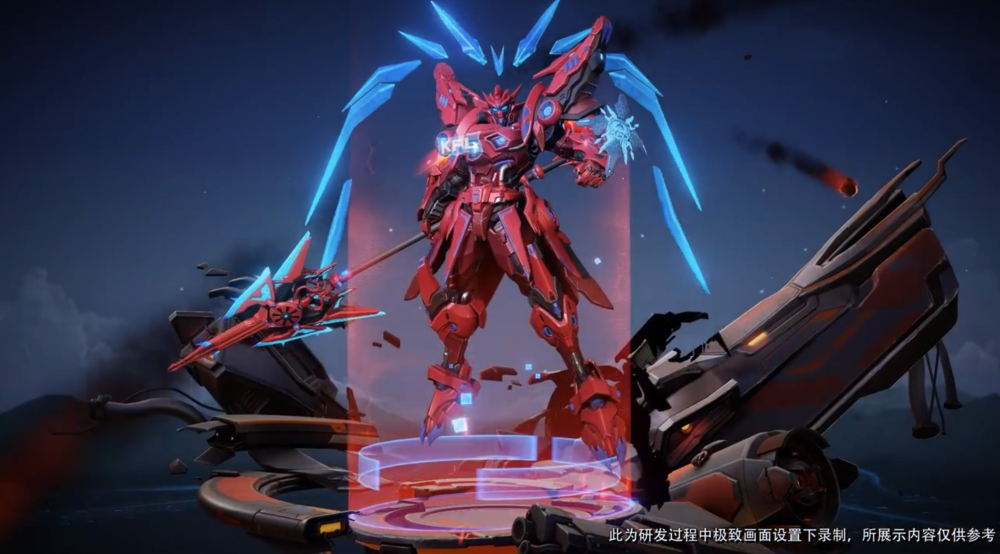 吕布又将重返t0边路,新皮肤"雷霆赤甲"上线,经典的kpl红蓝配色!