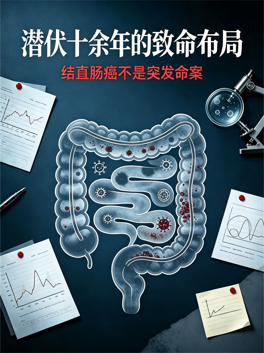 【雨韻逸辰】身體裡潛伏的「嫌疑人X」——結直腸癌行兇卷宗