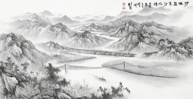山水清音—刘广中国画作品展”在北京开幕-腾讯新闻