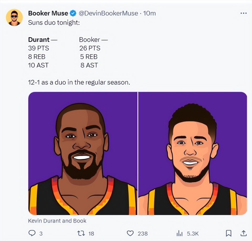 kd登全美第一热搜官方晒单指制胜封盖美媒直言35岁仍为mvp水准