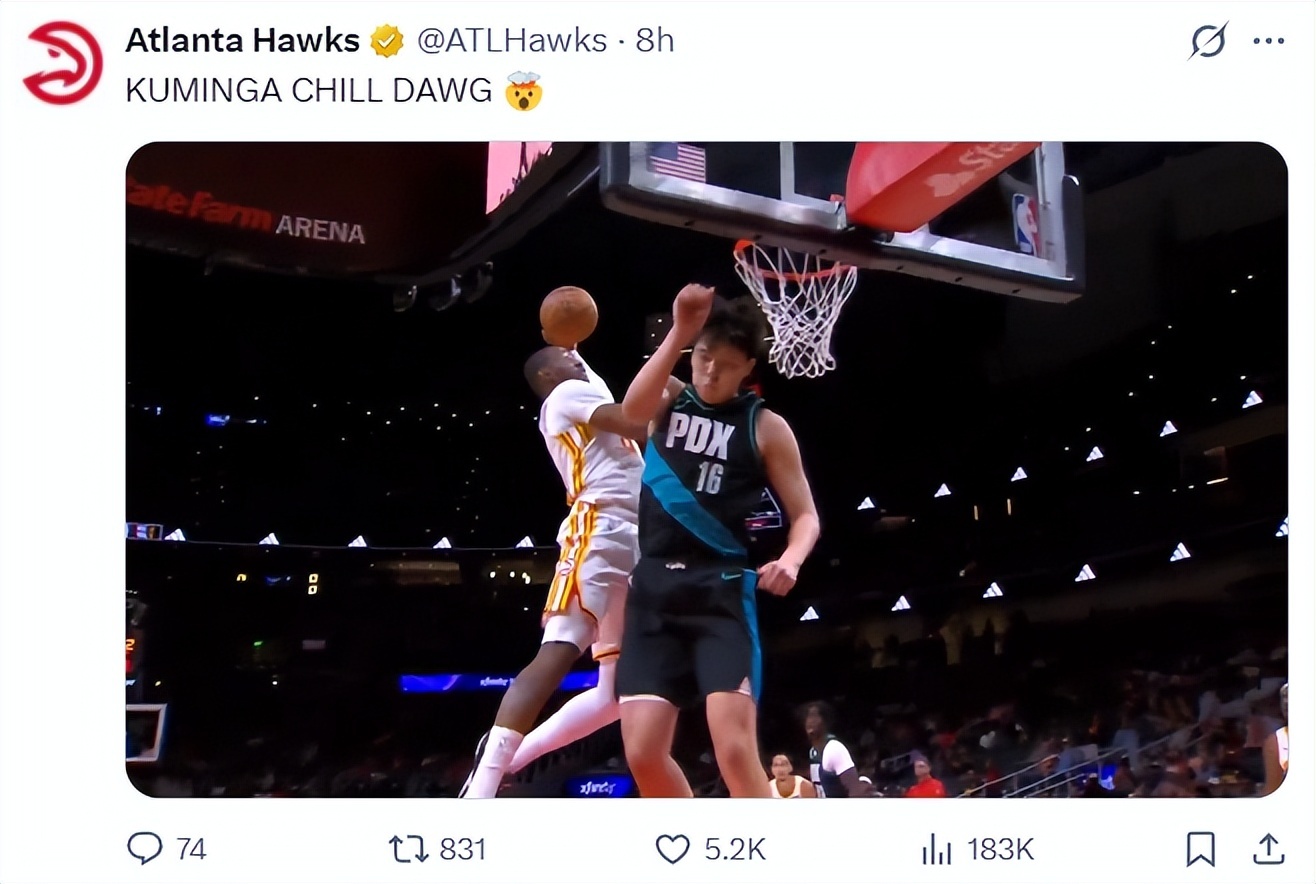 科爾功勛籃球成笑柄！庫明加三戰31中21登場全勝 老鷹解說嘲諷勇士 - 