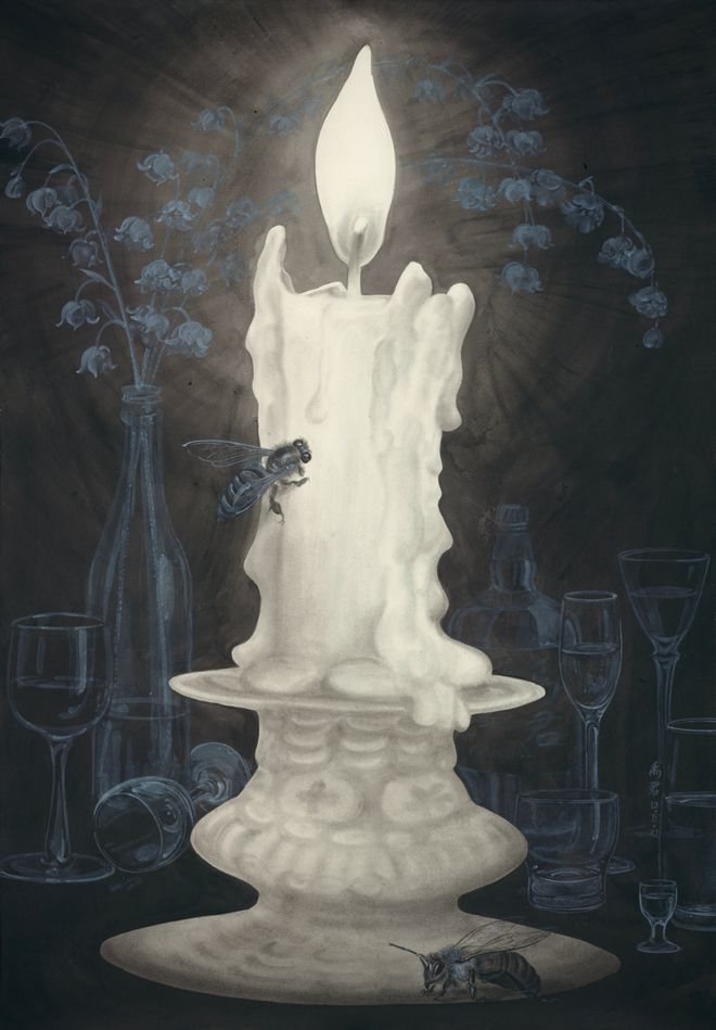 "光晕——沈采x刘禹君双个展"在大千画廊开幕