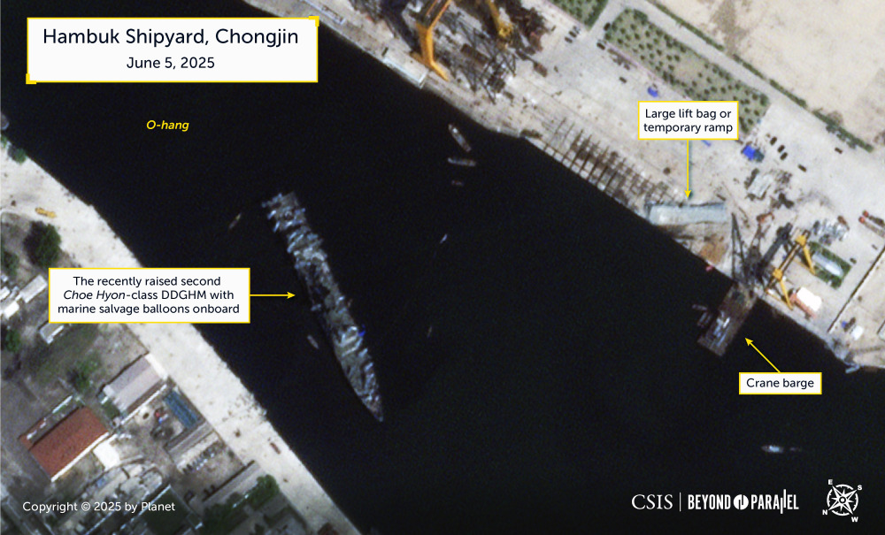 小看了朝鲜，崔贤级二号舰不仅成功下水还没切船头，实在难以置信