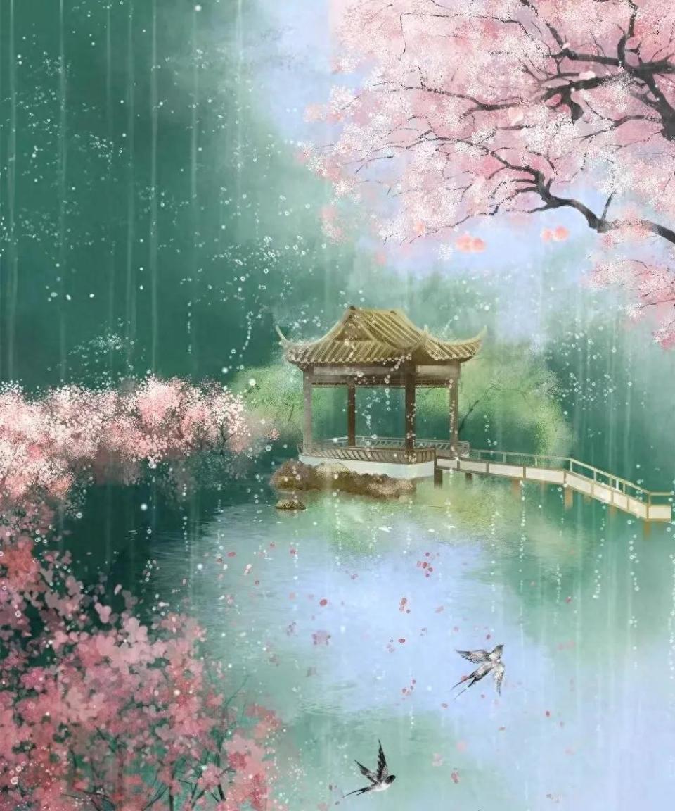 73句春天诗词:风起云涌,春光浮动_腾讯新闻