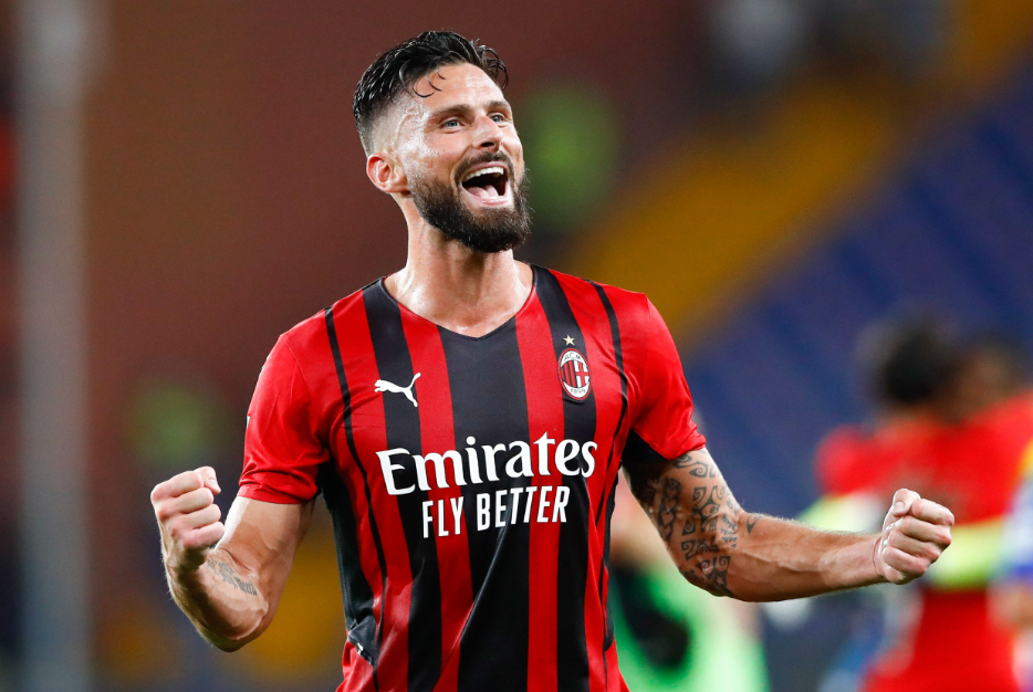 ac米兰阵中缺乏稳定点球手吉鲁本赛季命中率大幅度下滑