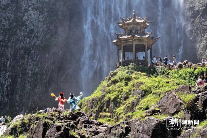 在温州文成百丈漈 邂逅一场"武侠"之约