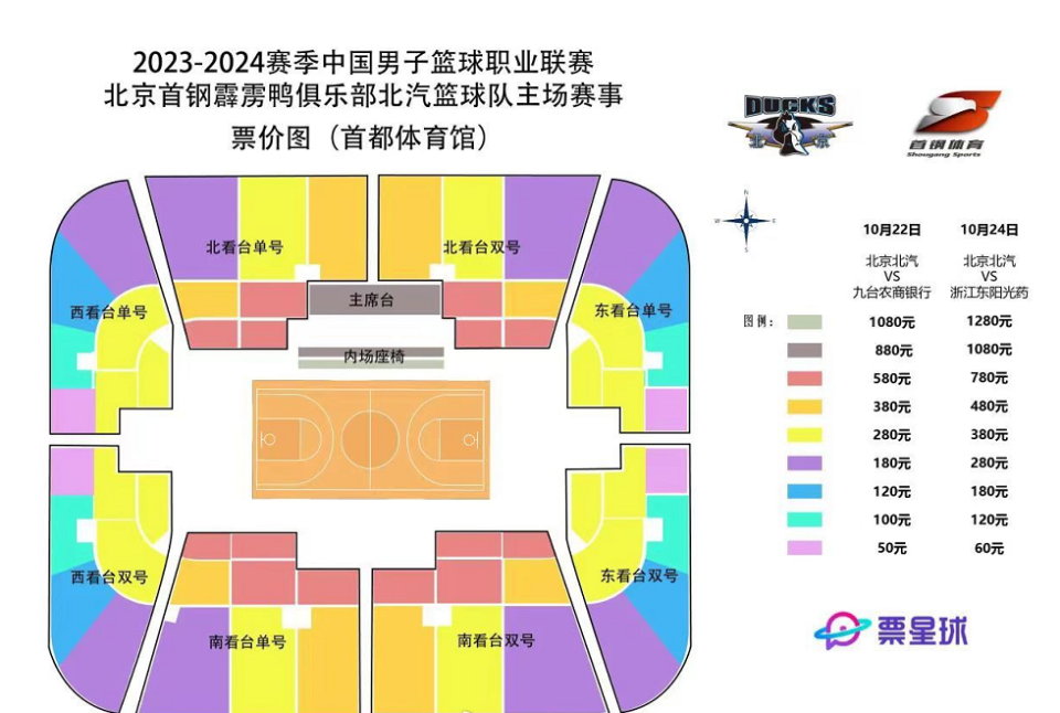 cba看台分布图图片