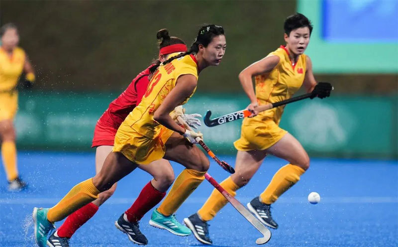 金牌达州籍运动员杨榴获得杭州亚运会女子曲棍球冠军